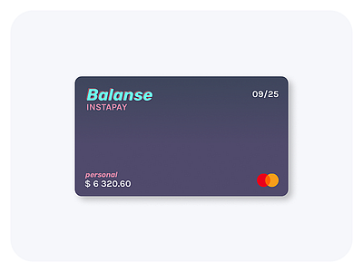 Balanse - Virtual Card Component card card design component payment