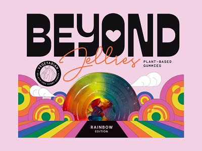 Unicorns & Rainbows 🦄 🌈 ✨ branding illustration packaging rainbows typography unicorns