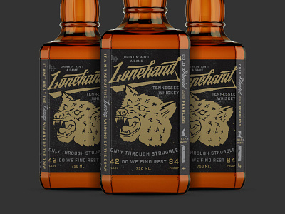 Whiskey Concept illustration packaging whiskey