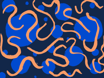 Squiggles brushes pattern texture