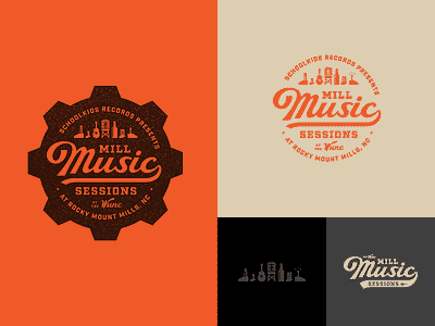 Mill Music Sessions branding logo music