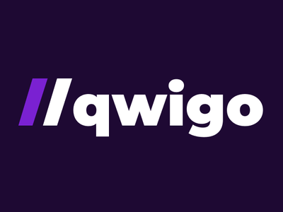 qwigo app art branding clean design icon illustration logo mark minimal type vector web webdesign website
