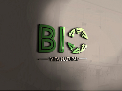 Bio design logo vector