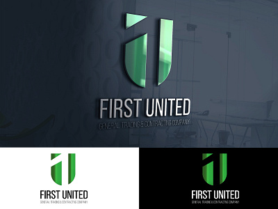 first united dailylogo dailylogochallenge design logo vector