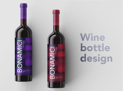 Wine Bottle Mockup branding design