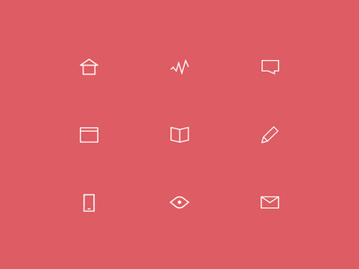 Minimal line Icons