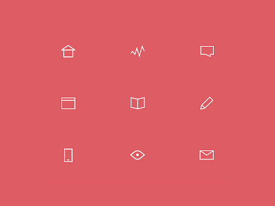 Minimal line Icons