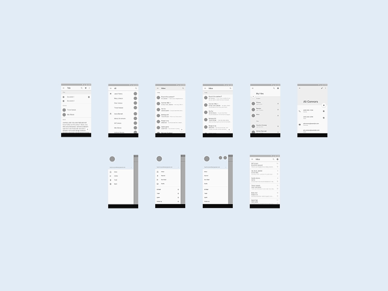 Android L Mobile & Tablet UI Template (.sketch)