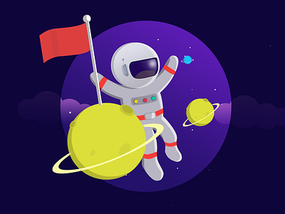 Astronaut Illustration illustration