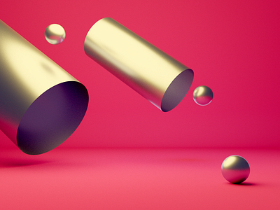 From Spheres to Cylinders 3d 3d art atmospheric blender3d colors cyclesrender daily design illustration shapes