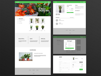 Web looks for Plant Company in Bandung artwork bandung branding business design ecommerce ecommerce design plant ui ui design ux web web design website