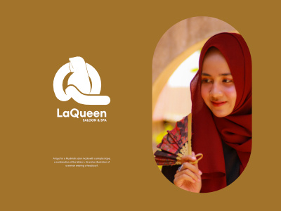 LaQueen branding graphic design logo