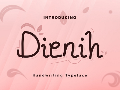 Dienih Handwriting Typeface animation branding design font graphic design logo typography