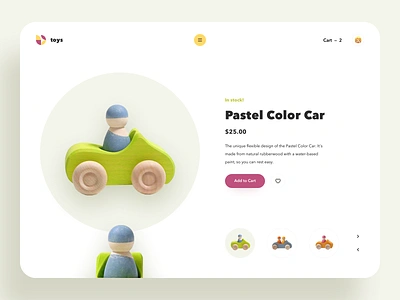 Kid toys e-commerce shop checkout clean design e commerce ecom ecommerce illustration kids minimal pastel product page shop shopify store toys ui