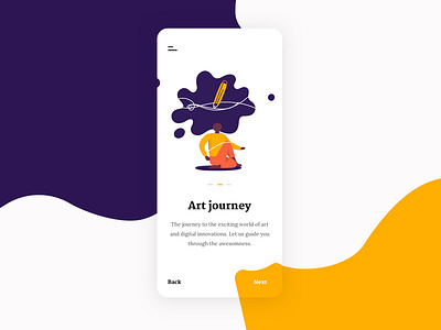 Art Store Mobile App Onboarding