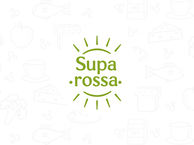 Supa Rossa logo proposal logotype restaurant restaurant branding vegan