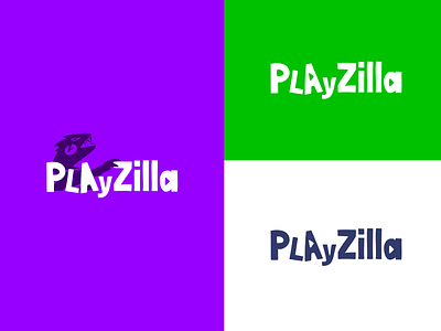 Playzilla logo exploration betting casino gambling godzilla logo logo design logodesign logotype