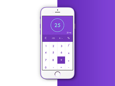 Daily Ui Day 4 Calculator 004 calculator colors concept daily daily ui dailyui flat