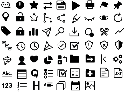 Generic Icon set by May on Dribbble