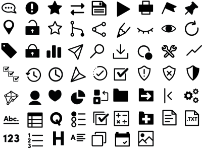 Generic Icon set by May on Dribbble
