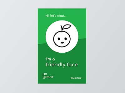 'Friendly face' lanyard insert face friendly green insert lanyard print