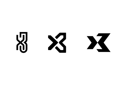 X3 product branding branding design explorations geometric iconoclastic identity branding logo mark mark symbol icon