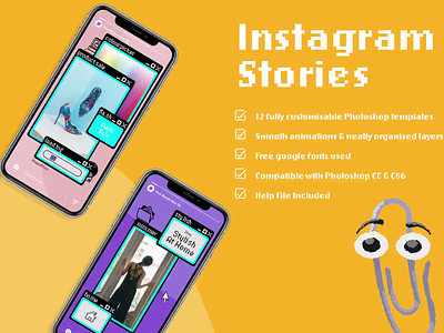 90s web animated instagram story illustrative video 90s web after effects after effects animation animation creative market illustration instagram story instagram story template microsoft microsoft 95 ms paint ms solitaire photoshop photoshop animation photoshop template retro illustration retro instagram socialmedia story templates