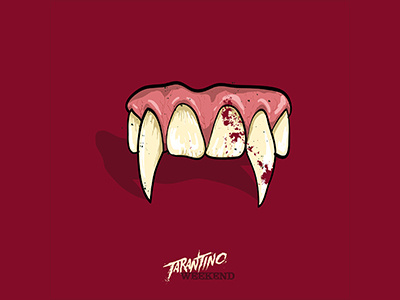 Tarantino Weekend - From Dusk Till Dawn dawn dusk illustration tarantino teeth till vampire vector