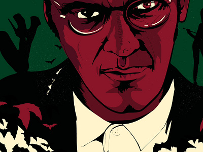 Tarantino Weekend - Richard Gecko portrait dawn dusk from gecko illustration richie tarantino till vector