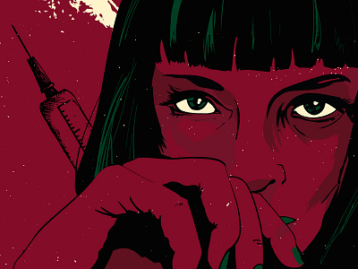 Tarantino Weekend - Mia Wallace portrait