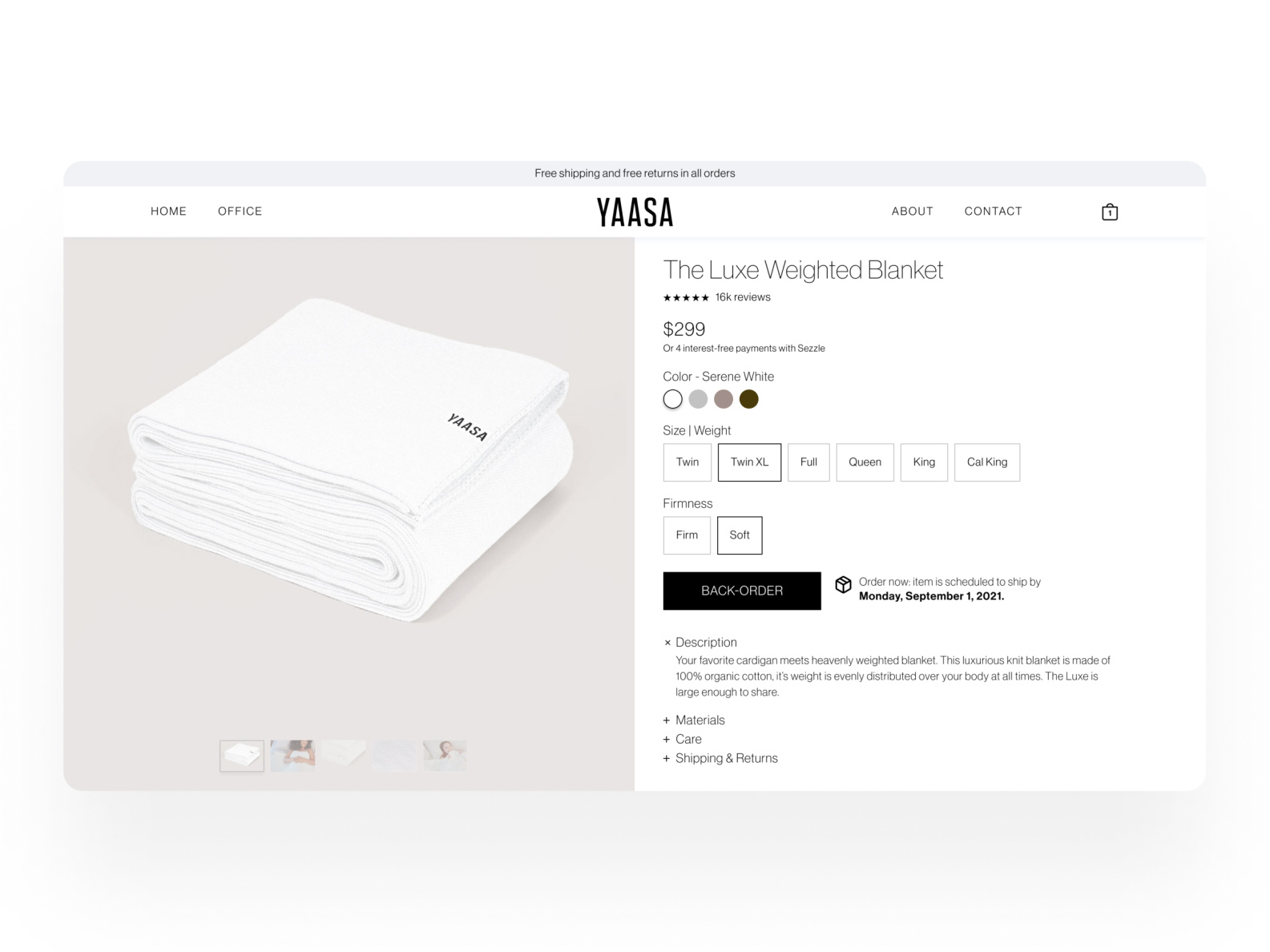yaasa product page by andres bernardo on Dribbble