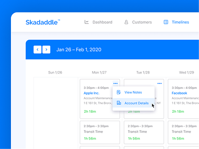 skadaddle | calendar