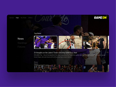 GameOn TV | News basketball media nba news tv tv app