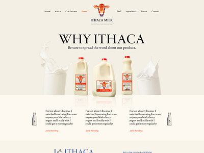 Ithaca milk | shot