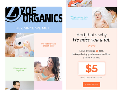 Zoe organics | campaign