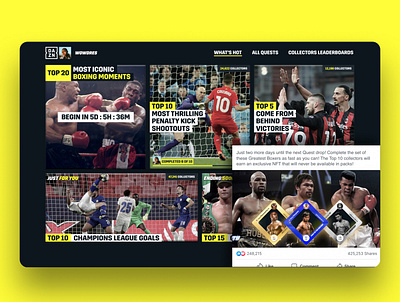 Browse thousands of Dazn images for design inspiration