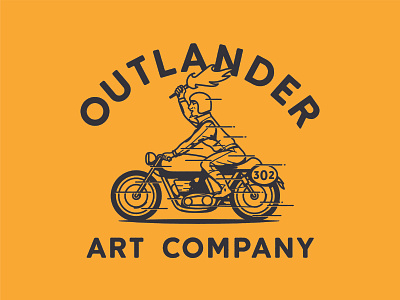 Outlander Art Company apparel design design distressed illustration vector