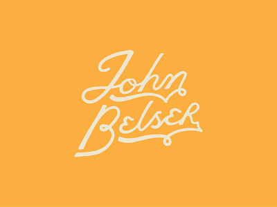 John Belser design distressed hand lettering logo logo design logotype type typography