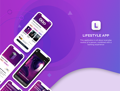 Lifestyle App app lifestyle mobile ui ux