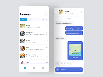 Telegram messenger redesign