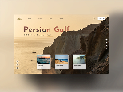 Persian Gulf landing page