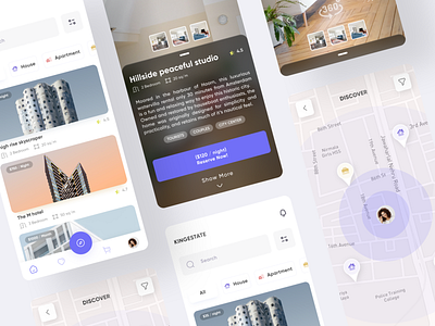 KingEstate - Real Estate App Design