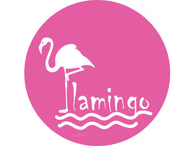 Flamingo bird bird logo branding design flamingo illustration illustrator logo pink pink logo
