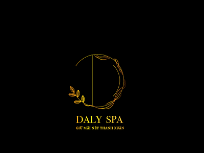 spa logo beauty beauty logo black branding gold letter logo spa