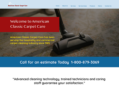 hero header of hotel carpet cleaner brand carpet cleaner hero header webdesign