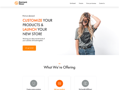 ecommerce site header design cloth ecommerce fashion hero header