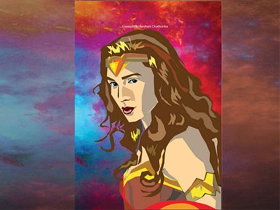 Dc comic Illustrator- Wonder Woman comic comic art dcfan design illustration illustrator webdesign wonderwoman