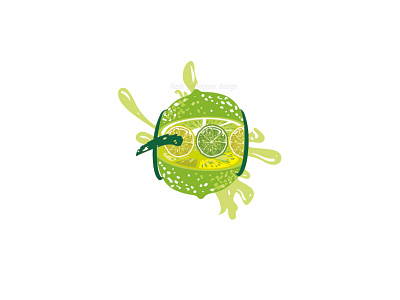lime logo branding design food app greenlogo illustration illustrator lime logo ui uiux