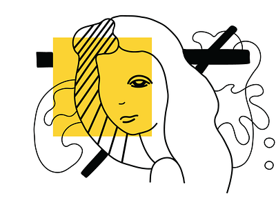 Yellow Sticker Insp illustration vector web