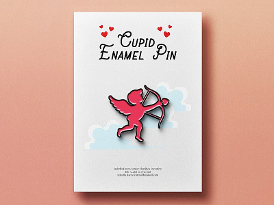 Enamel Pin #9 branding card cupid design enamelpin generate generator icon illustration logo minimalist design mock up mockup socialmedia template